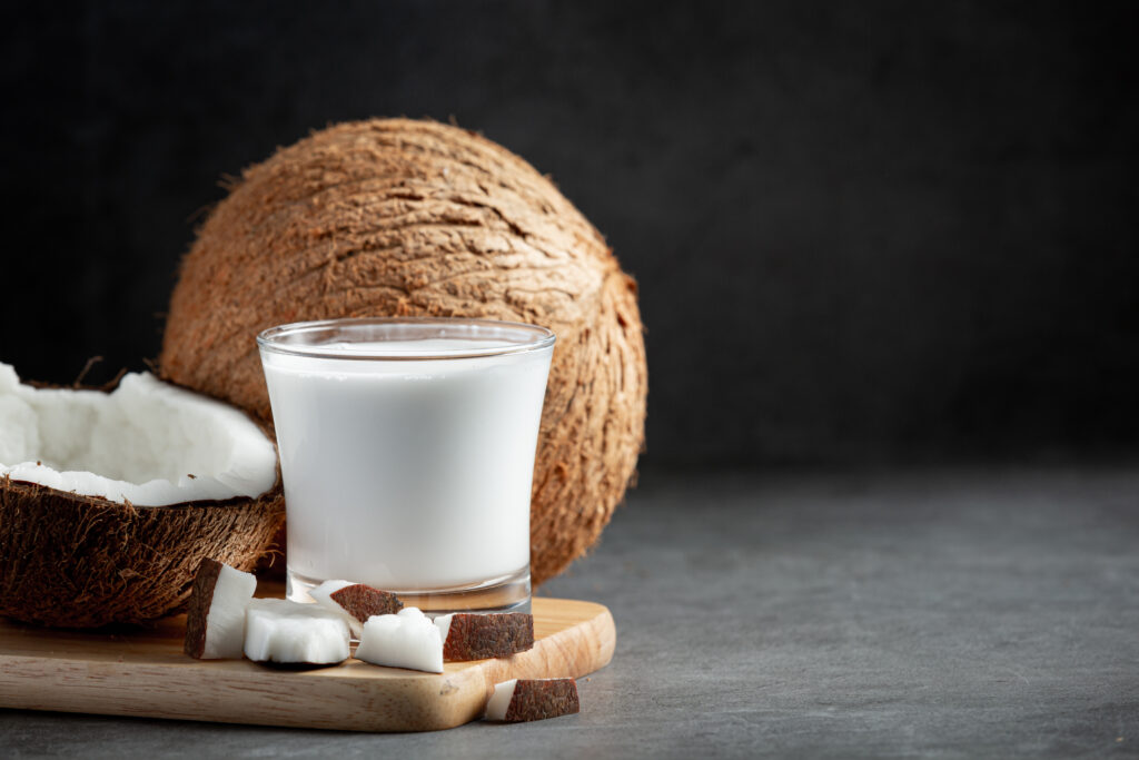 Mascarilla de leche de coco y miel